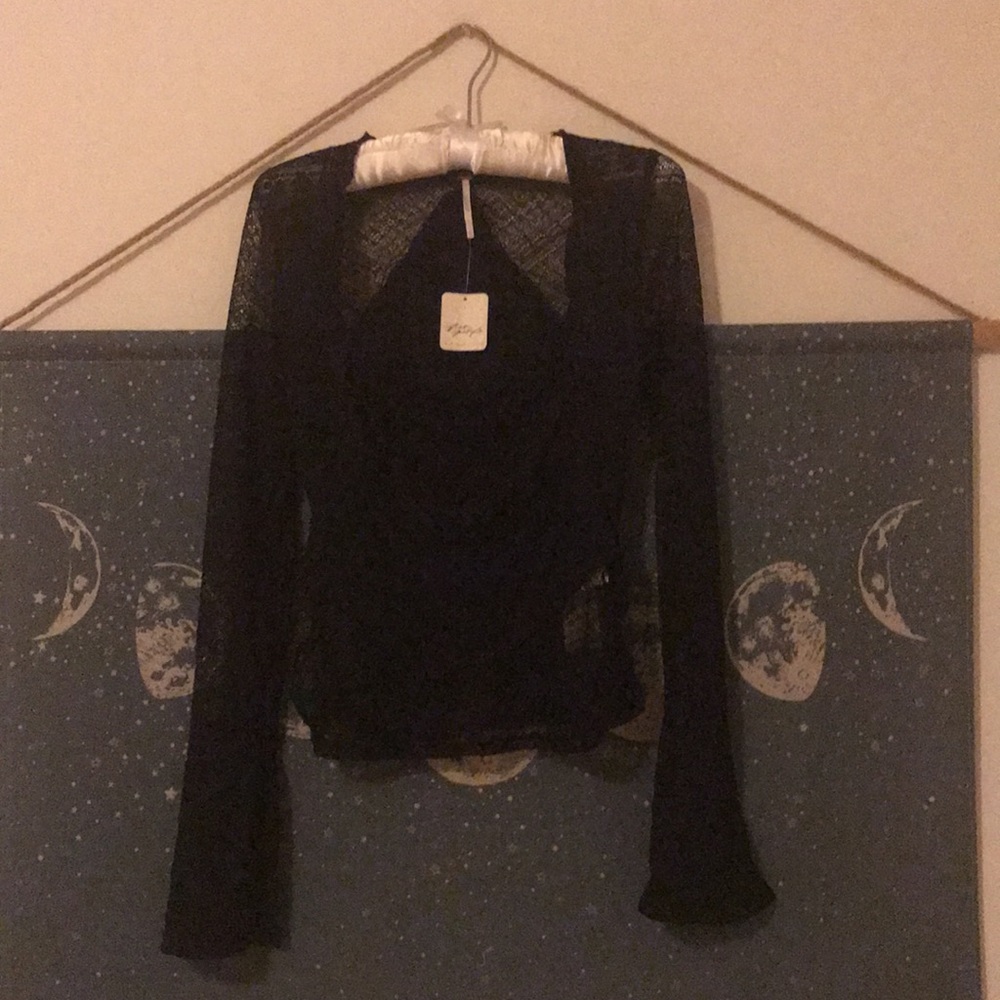 🌙FREE PEOPLE My Party Top / Black🌙 - Picture 12 of 15